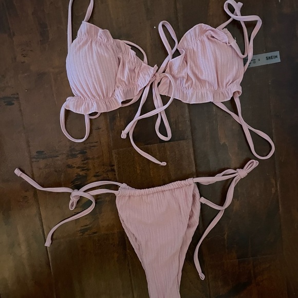 Pink String Bikini - Picture 5 of 6